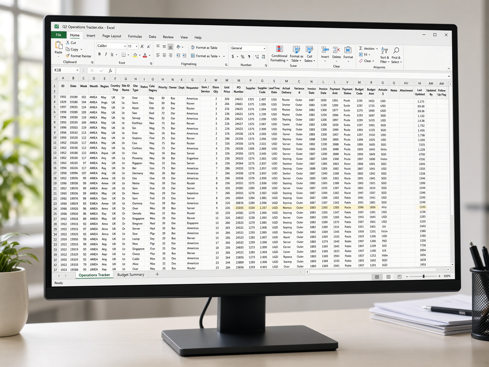Spreadsheets